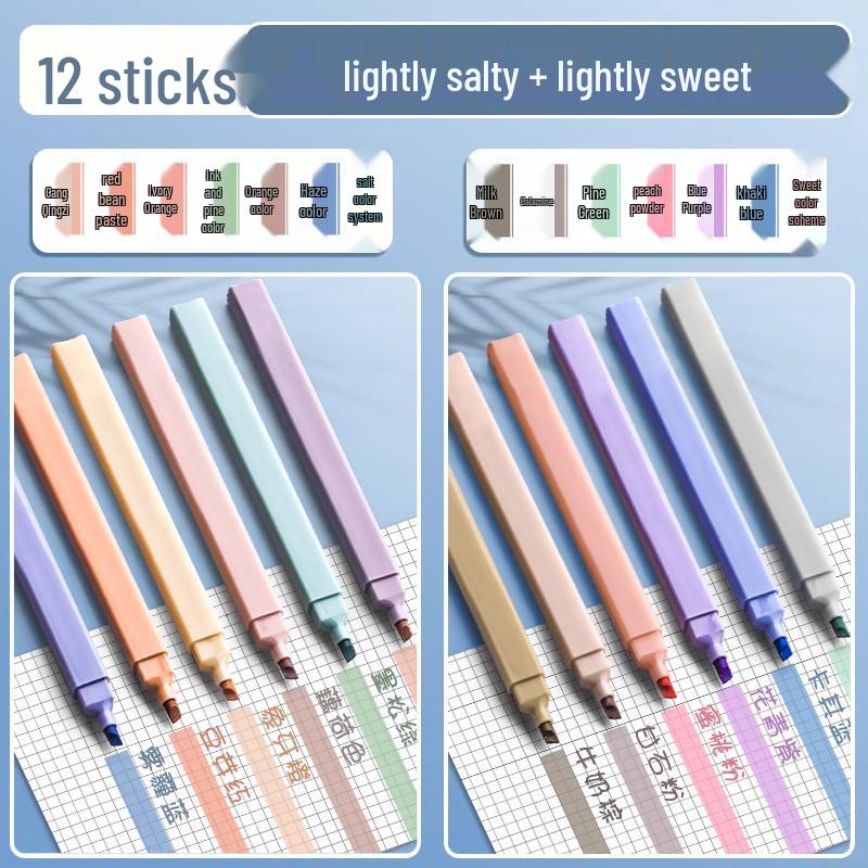 Новичок 0.01: Набор маркеров-хайлайтеров для учеников начальной школы